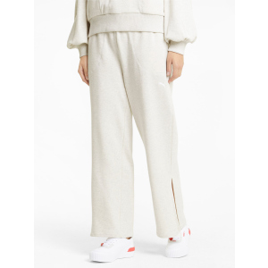 хороша модель Спортивні штани Puma HER Wide Pants 58596802 L White Heather (4063697248496)