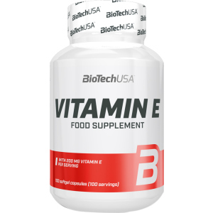 Витамины Biotech Vitamin E 200 100 капсул (5999076225965) ТОП в Ивано-Франковске