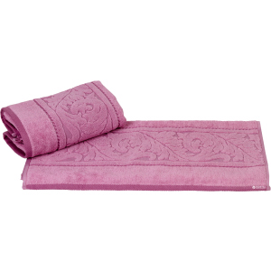 Махровое полотенце с жаккардовым бордюром Hobby Sultan 70x140 Pink (8693675947552) рейтинг
