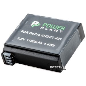 Акумулятор PowerPlant для GoPro AHDBT-401 (DV00DV1401) краща модель в Івано-Франківську