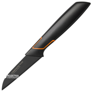 Кухонний ніж Fiskars Edge для овочів 8 см Black (1003091) в Івано-Франківську