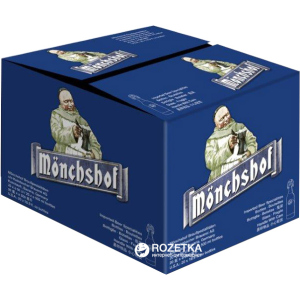 Упаковка пива Monchshof Schwarzbier темное фильтрованное 4.9% 0.5 л x 20 шт (4082100002104) ТОП в Ивано-Франковске