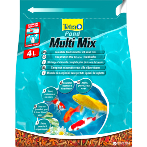 Корм Tetra Pond Multi Mix для ставкових риб харчова суміш 4 л (4004218170285) ТОП в Івано-Франківську