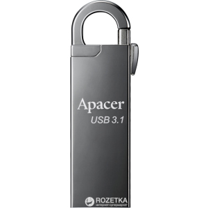 Apacer AH15A 128GB USB 3.1 Ashy (AP128GAH15AA-1) лучшая модель в Ивано-Франковске