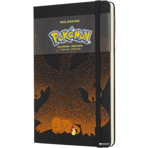 Записная книга Moleskine Pokemon 13 х 21 см 240 страниц в линейку Чармандер (8058341716847) в Ивано-Франковске