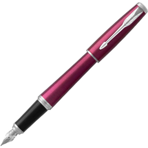 Ручка перова Parker Urban 17 Vibrant Magenta CT FP F Чорна Червоний корпус (30 511) ТОП в Івано-Франківську