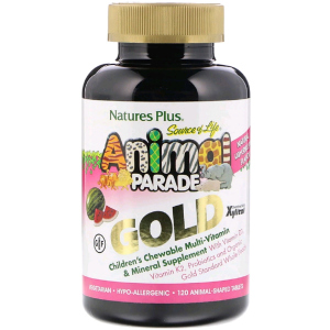 Вітаміни Natures Plus Animal Parade Gold мультивітаміни Кавун 120 жувальних таблеток (97467299382) краща модель в Івано-Франківську
