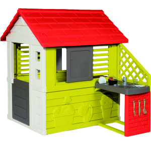 Будиночок Smoby Toys Сонячний з літньою кухнею (810713) (3032168107137) ТОП в Івано-Франківську