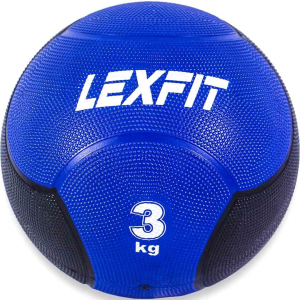 Медбол USA Style LEXFIT d 23 см Синий (LMB-8002-3) надежный