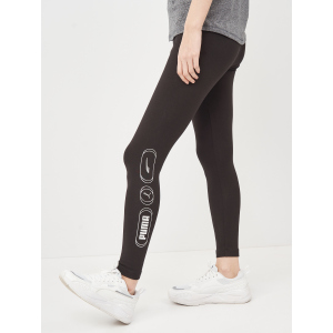 Спортивные леггинсы Puma Rebel High 7 8 Leggings 58583651 L Black-Untamed (4063697323773) лучшая модель в Ивано-Франковске