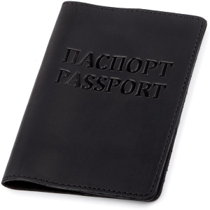 Обкладинка на паспорт Shvigel 13917 Чорна ТОП в Івано-Франківську