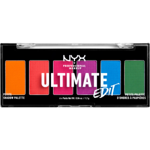 Тіні для повік NYX Professional Makeup Ultimate Edit Pet Shdw Pal 02 Bright 6 Х 1.2 г (800897182588) краща модель в Івано-Франківську