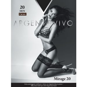 Панчохи Argentovivo Mirage 20 Den 3/4 р Caramello (8051403068434) краща модель в Івано-Франківську