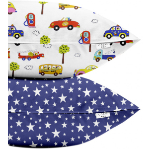 Набор наволочек Cosas Бязь Set Pillow Cars Starfall 40х60 см 2 шт Blue (4822052024942)