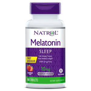 Вітаміни Natrol Melatonin 10 мг 60 таблеток (047469062118)