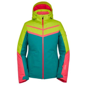 Гірськолижна куртка Spyder Captivate Gtx Infinium 38203038-442 8 Зелена з рожевим та бірюзовим (192636167605) краща модель в Івано-Франківську